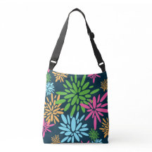 Abstract Colourful Fireworks Flowers Tote