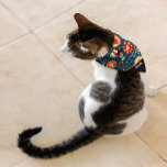 Abstract Colourful Flowers and Leaves Pattern Pets Bandana<br><div class="desc">Abstract Colourful Flowers and Leaves Pattern Pets Bandana</div>