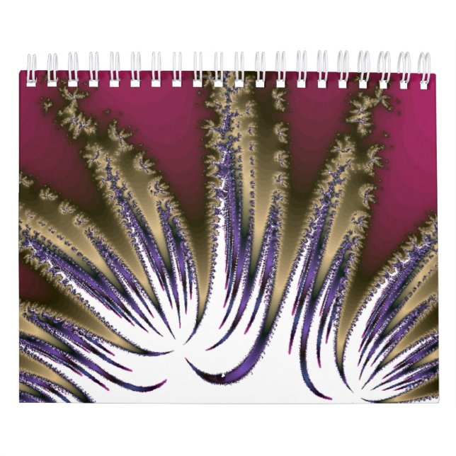 Abstract Colourful Fractal ArtCollection Calendar (Cover)