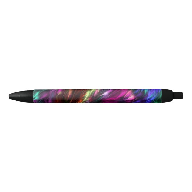 Abstract Colourful Fur Background-24605 Black Ink Pen (Front)