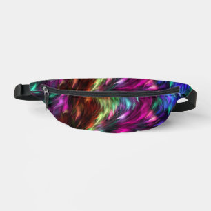 Abstract Colourful Fur Background-24605 Fanny Pack