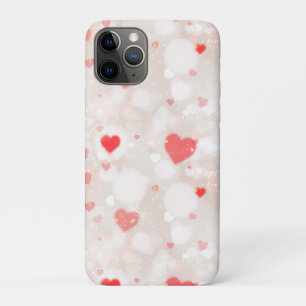 Abstract Colourful Hearts Pattern iPhone 11 Pro Case
