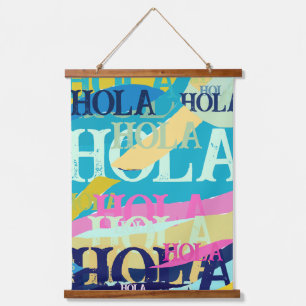 Abstract Colourful Hola Hanging Tapestry