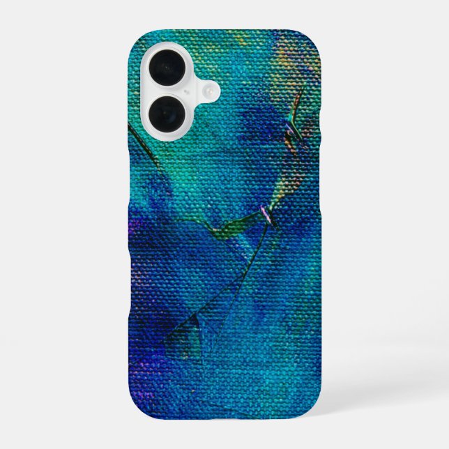 Abstract Colourful iPhone 16 Case – Modern & Artis (Back)