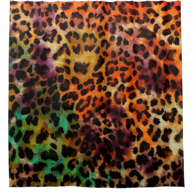 abstract colourful leopard texture pattern (Front)