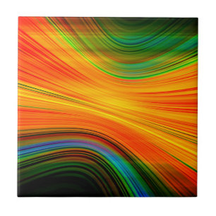 Abstract Colourful Light Ceramic Tile