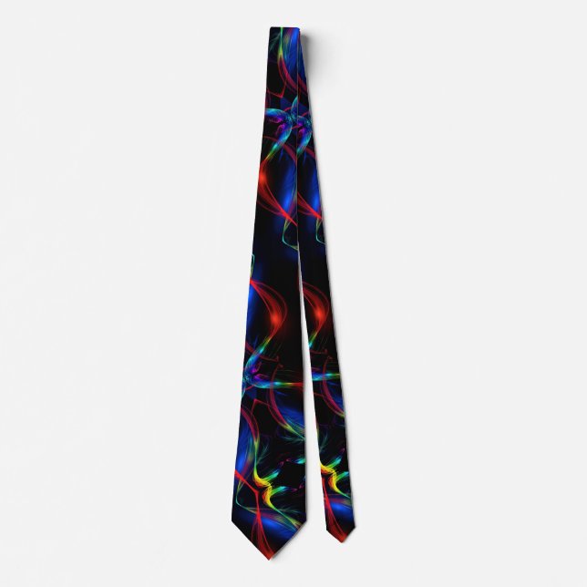 Abstract Colourful Lights - Tie (Front)