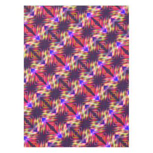 Abstract colourful lines tablecloth