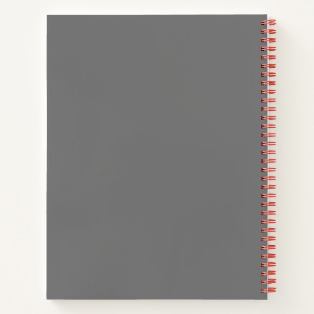 Abstract Colourful Minimalist Spiral Notebook (Back)