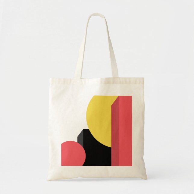Abstract, colourful, modern, simple, vibrant desig tote bag (Front)