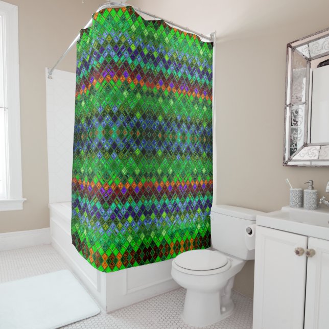 Abstract Colourful Mosaic Stained Glass #3 (In Situ)