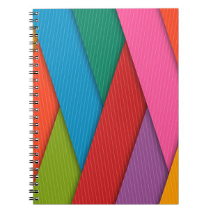 Abstract Colourful  Notebook