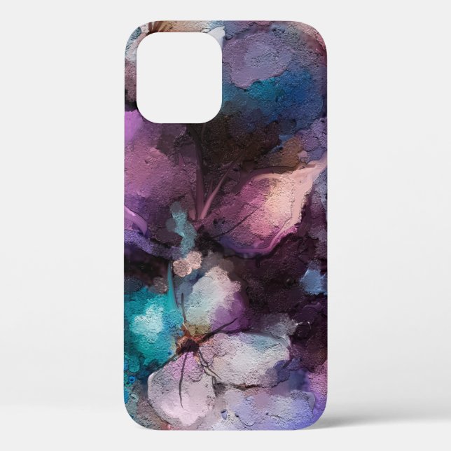 Abstract colourful oil, acrylic painting of spring Case-Mate iPhone case (Back)