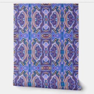 Abstract Colourful Paint Liquid Pattern Wallpaper