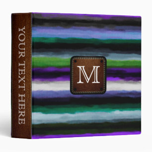 Abstract Colourful Painted Watercolor Binder