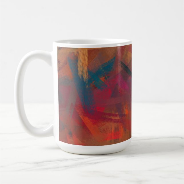 Abstract Colourful Painting #2 Coffee Mug (Left)