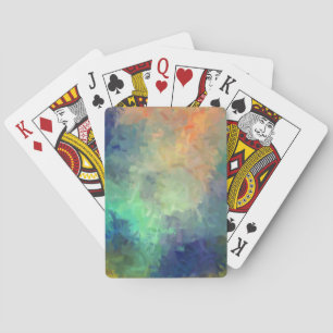 Abstract Colourful Painting #5 Playing Cards