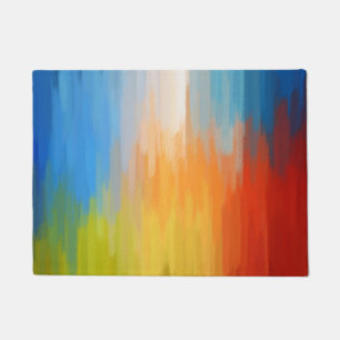 Abstract Colourful Painting Doormat