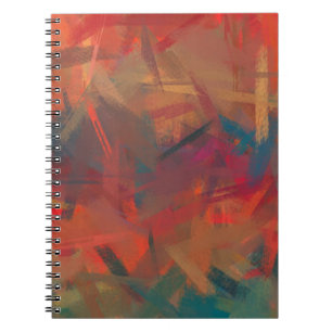 Abstract Colourful Painting Notebook