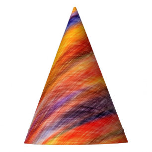 Abstract Colourful Party Hats