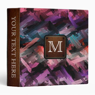 Abstract Colourful Pastel Pattern #2 Binder