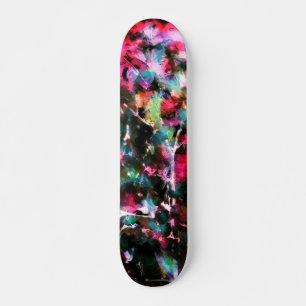 Abstract, colourful pattern, bright, elegant skateboard