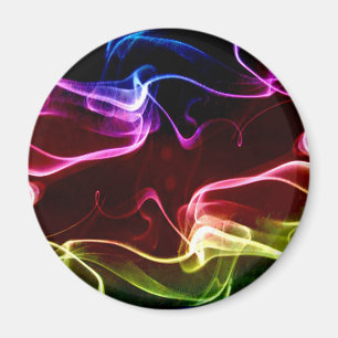 Abstract Colourful Pattern Magnet
