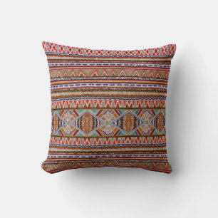 Abstract Colourful: Seamless Pattern Background. Throw Pillow