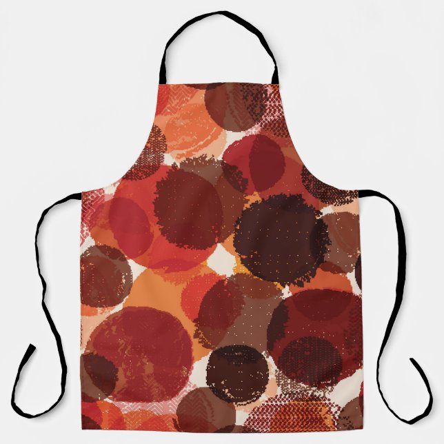 Abstract Colourful Seamless Patterns Collection Apron (Front)