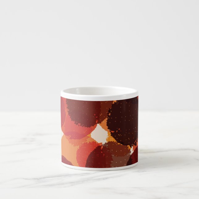 Abstract Colourful Seamless Patterns Collection Espresso Cup (Front)