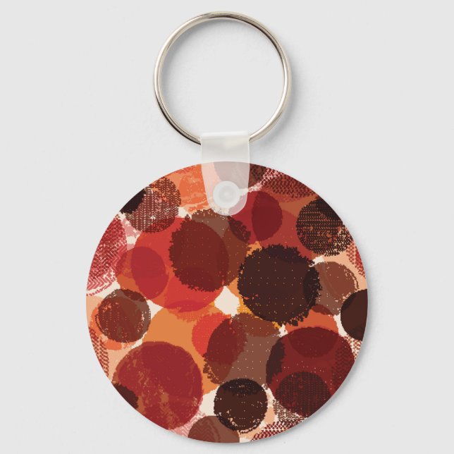 Abstract Colourful Seamless Patterns Collection Keychain (Front)