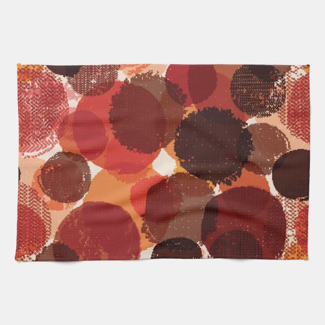 Abstract Colourful Seamless Patterns Collection Kitchen Towel (Horizontal)