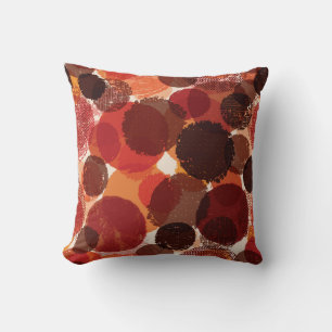 Abstract Colourful Seamless Patterns Collection Throw Pillow