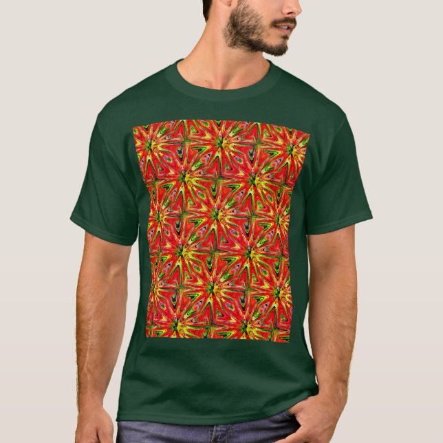 Abstract Colourful Shapes T-Shirt (Front)
