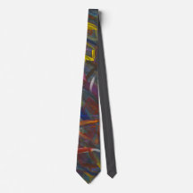 Abstract Colourful "Squares" Neck Tie