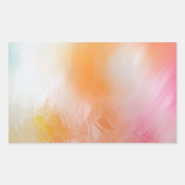 Abstract Colourful Template Pink Red Yellow Blue Sticker (Front)