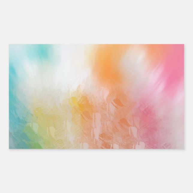 Abstract Colourful Template Trendy Pink Red Yellow Sticker (Front)