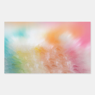 Abstract Colourful Template Trendy Pink Red Yellow Sticker