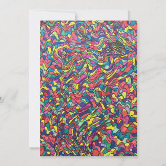 Abstract Colourful Thank You Card