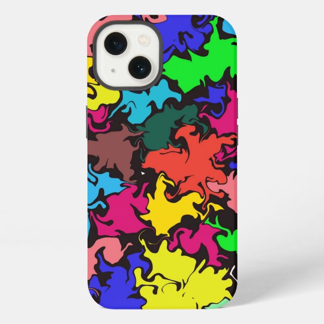 Abstract Colourful Twirl /  iPhone Case (Back)