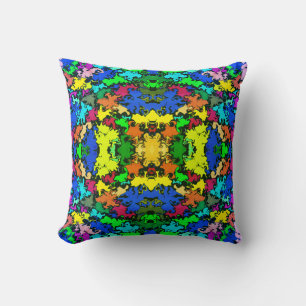 Abstract Colourful Twirl / Mirror / Greenleaf / Throw Pillow