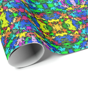 Abstract Colourful Twirl / Mirror / Greenleaf / Wrapping Paper