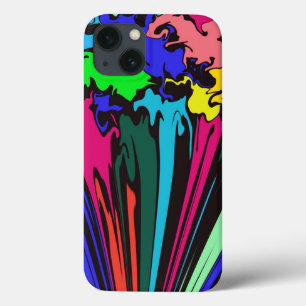 Abstract Colourful Twirl / Pinched / iPhone 13 Case