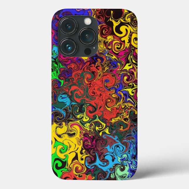 Abstract Colourful Twirlers /  Case-Mate iPhone Case (Back)