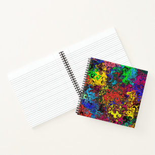 Abstract Colourful Twirlers / Journal