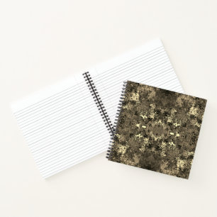 Abstract Colourful Twirlers / Mirror / Sepia / Notebook