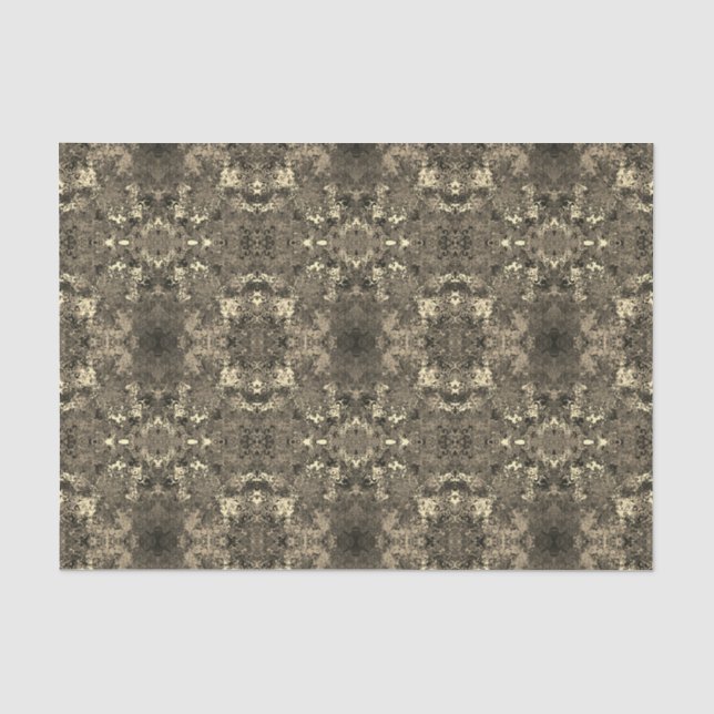 Abstract Colourful Twirlers / Mirror / Sepia /  Tissue Paper (Front)