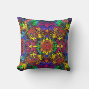 Abstract Colourful Twirlers / Mirror / Throw Pillow
