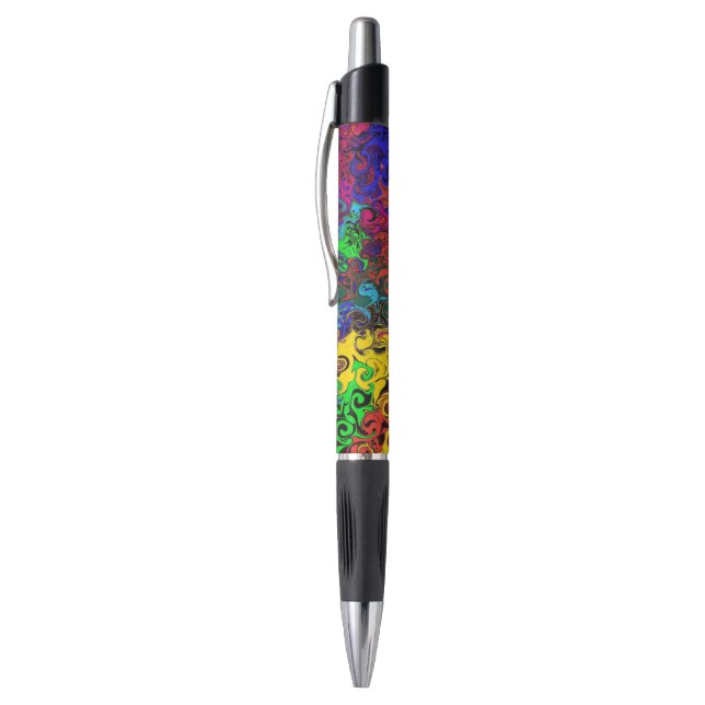 Abstract Colourful Twirlers / Pen (Top (Vertical))