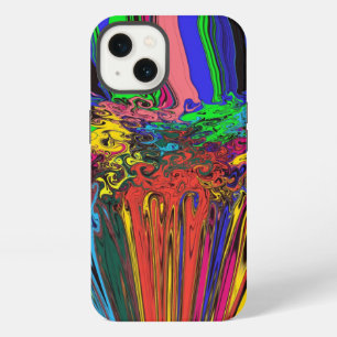 Abstract Colourful Twirlers / Pushed & Pinched / iPhone 13 Case